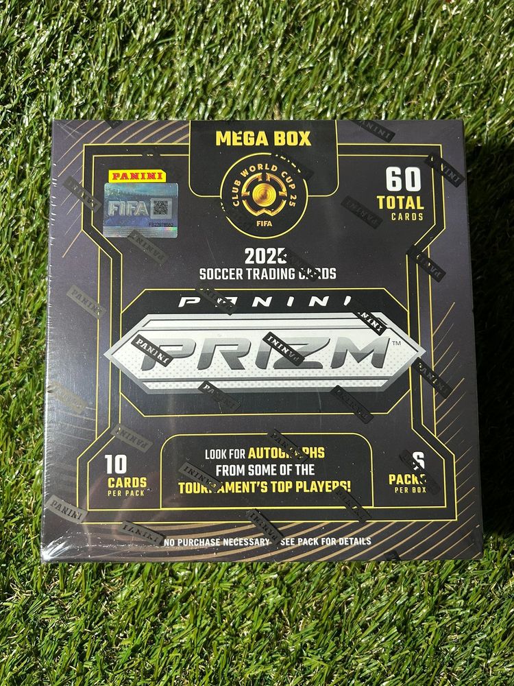 Panini Prizm 2025 Soccer Fifa World Cup Mega Box